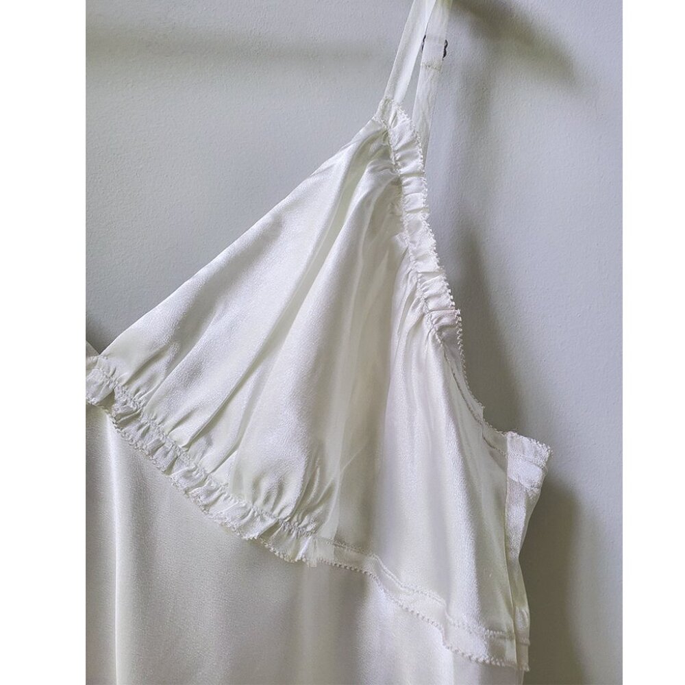 Vera Wang Ivory Satin Chemise - Picture 3 of 6